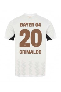 Bayer Leverkusen Alejandro Grimaldo #20 Voetbaltruitje Uit tenue 2024-25 Korte Mouw